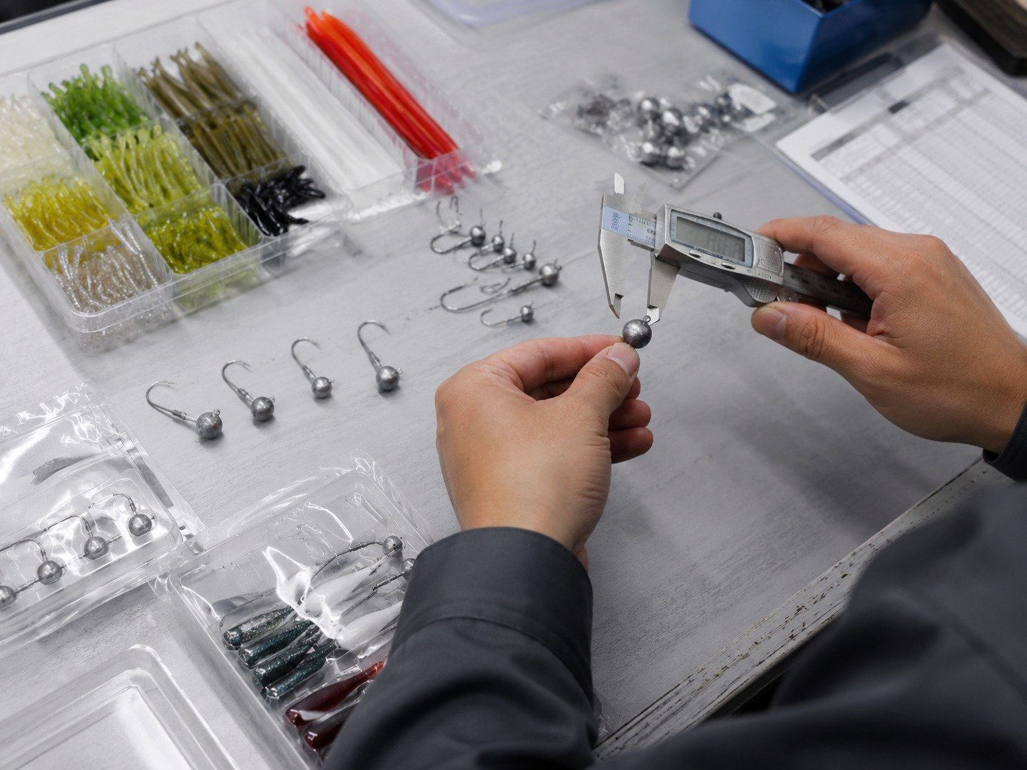 Controle de qualidade para artigos de pesca OEM antes do envio ao Brasil