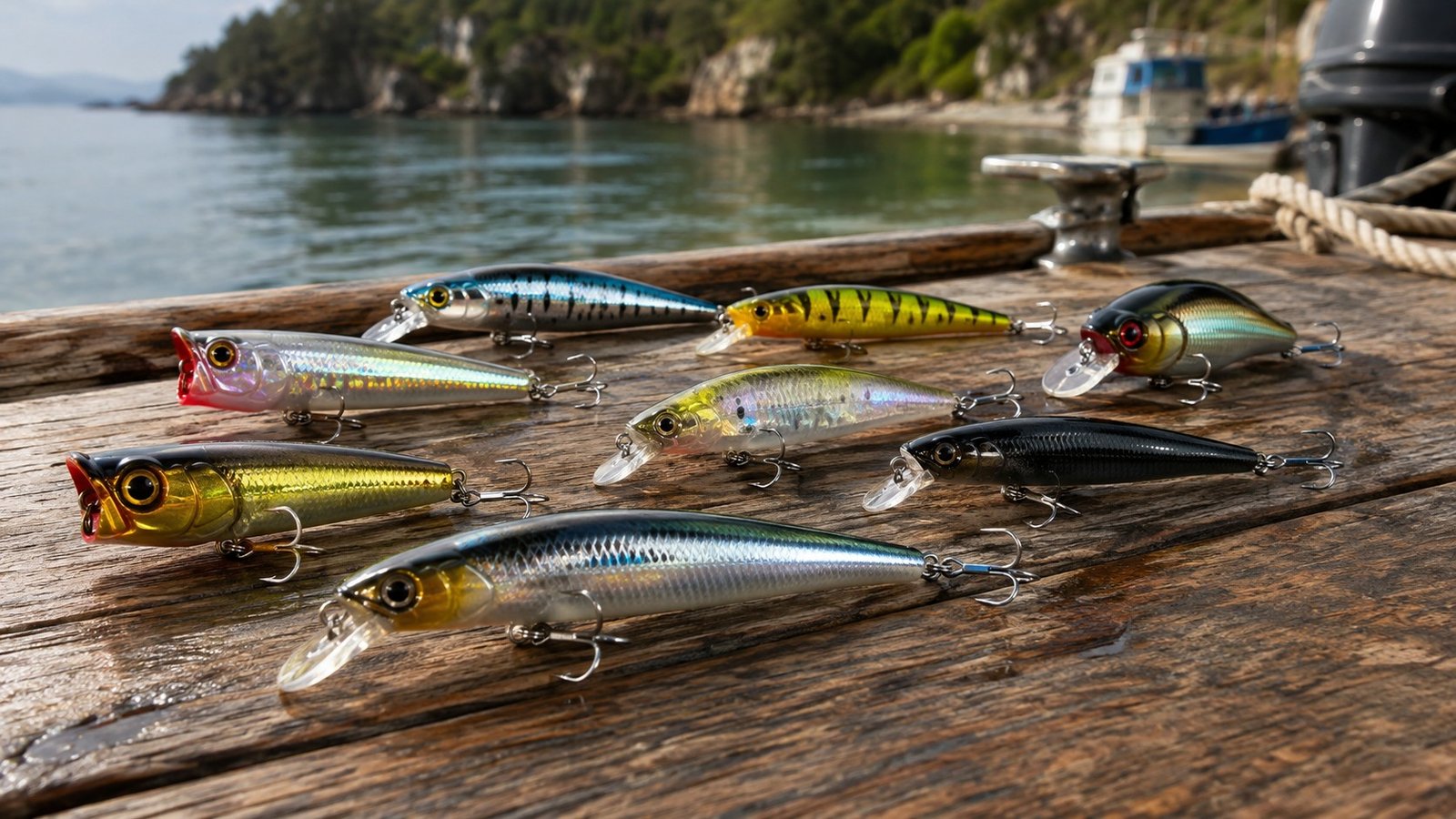 Iscas rígidas e trolling lures OEM para marcas brasileiras
