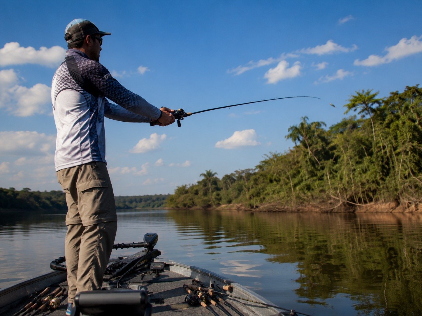 Pesca de predadores no Brasil com iscas artificiais