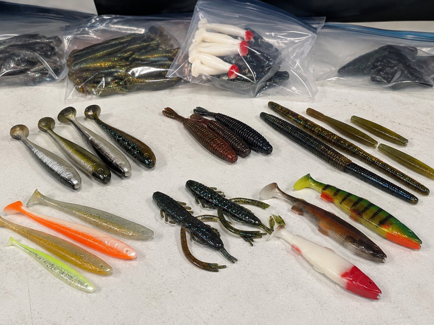 Iscas soft OEM para o mercado brasileiro de pesca esportiva